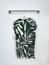 Dawn V-Neck Dress (Maile Forest) - S