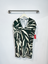 Dawn V-Neck Dress (Maile Forest) - S