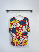 Julie 3/4 Sleeve Top (Naupaka) - M
