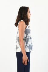 Chris Tank Top (Floral Grey) - S