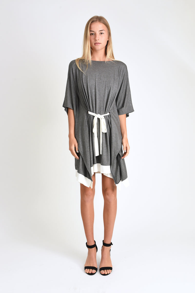 Lea Kaftan Dress (Charcoal) - XS/S