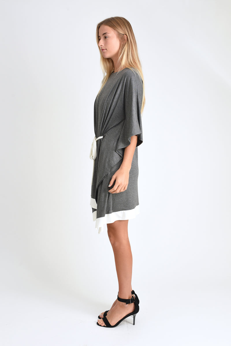 Lea Kaftan Dress (Charcoal) - XS/S