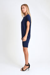 Kit Dress (Navy/Rust) - XS