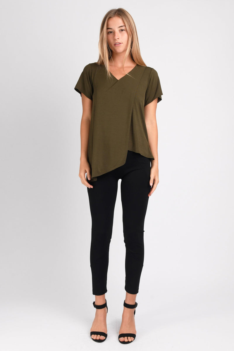 Gemma Asymmetrical Tunic (Olive) - M