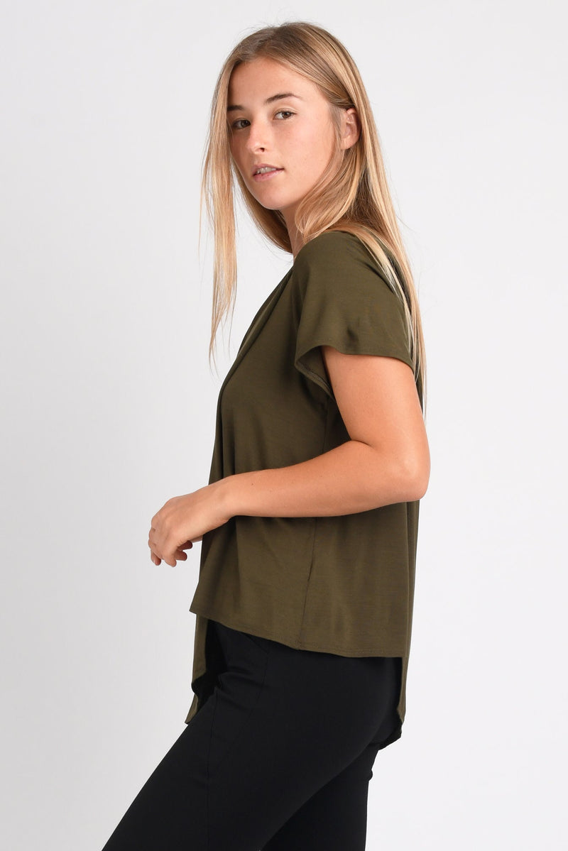 Gemma Asymmetrical Tunic (Olive) - M