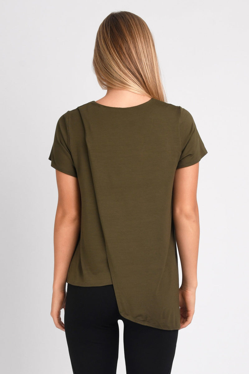 Gemma Asymmetrical Tunic (Olive) - M
