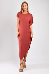 Lola Asymmetric Maxi (Terra Cotta) - S