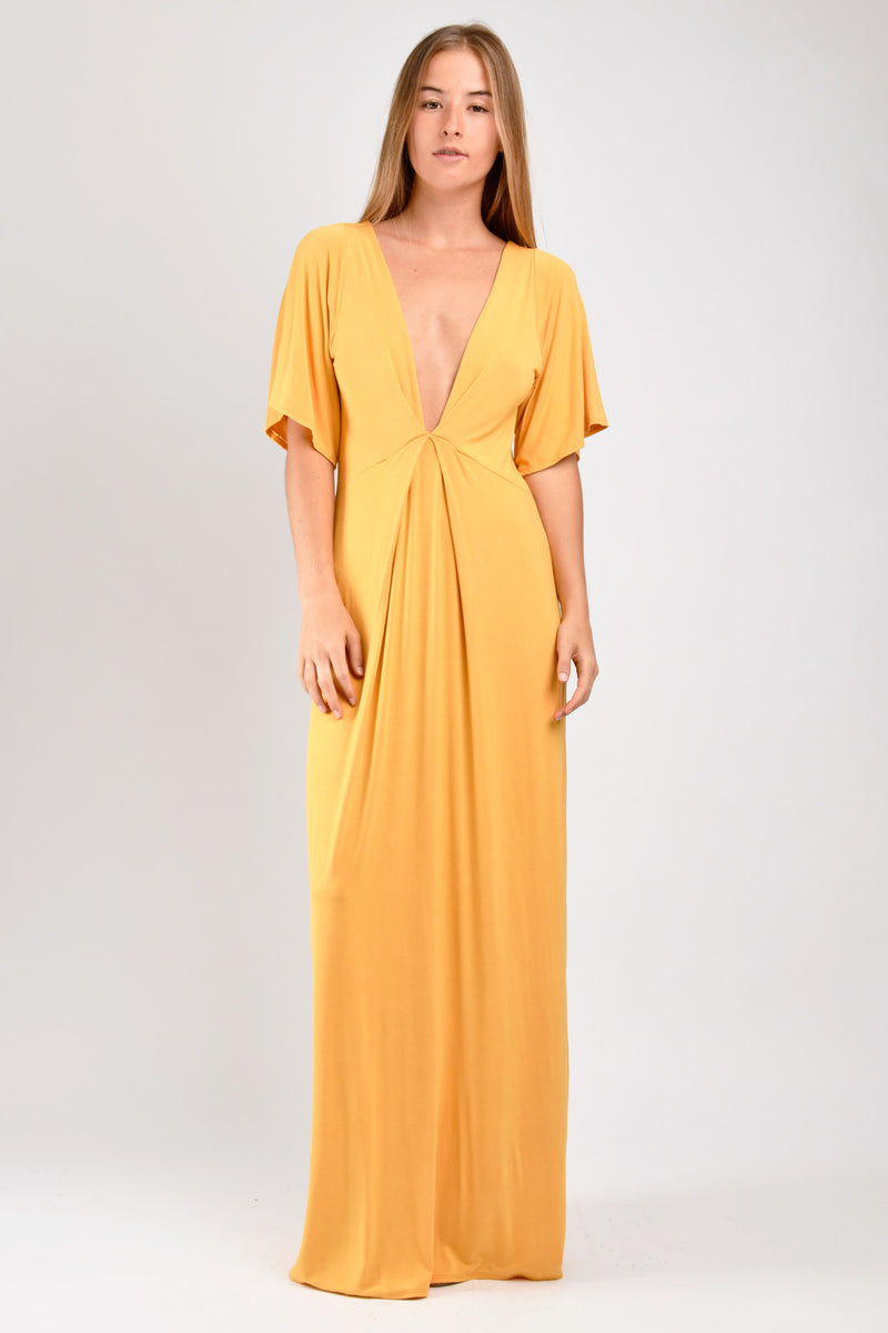 Kori Pleated Maxi (Sunflower) - XS