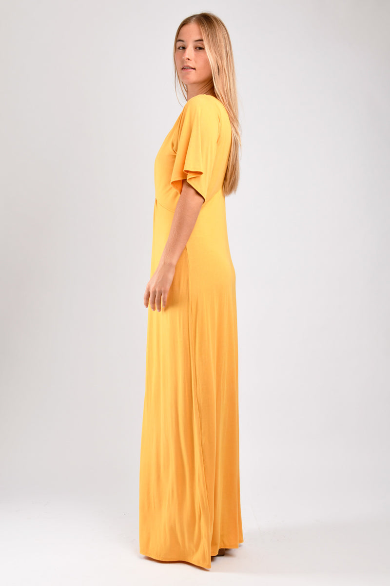 Kori Pleated Maxi (Sunflower) - XS