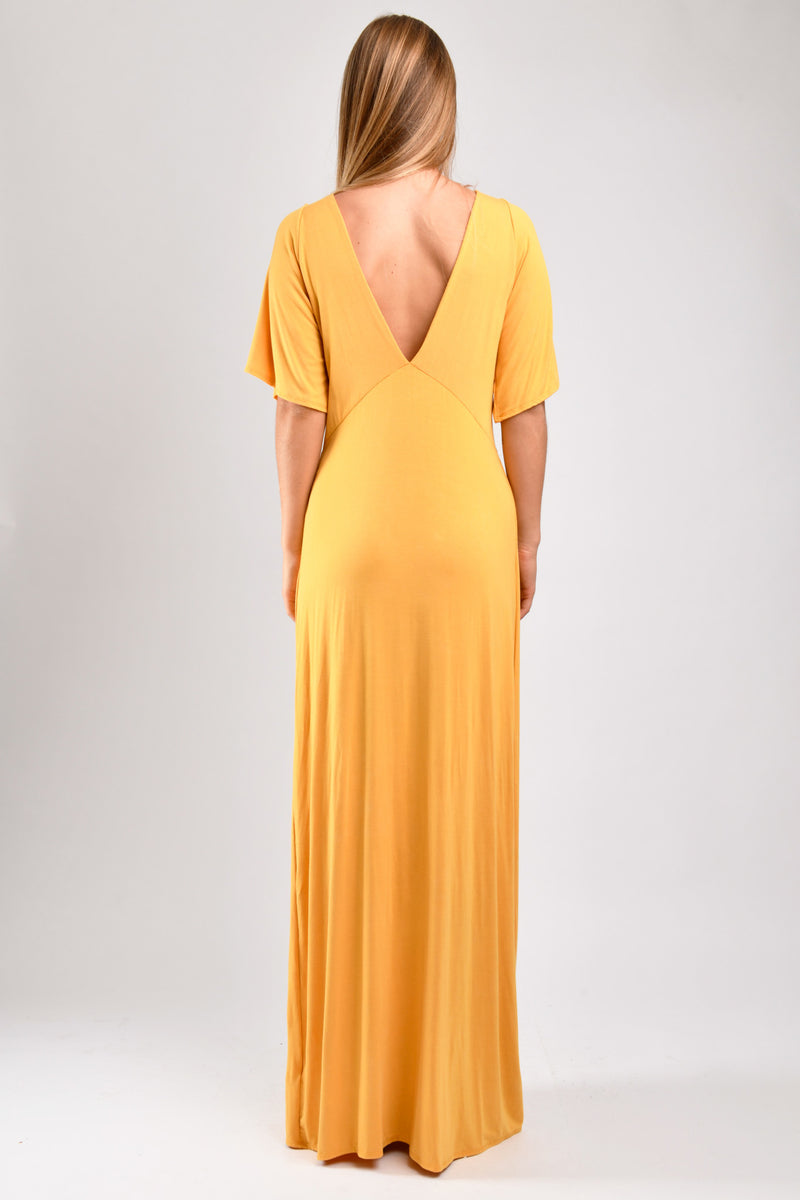 Kori Pleated Maxi (Sunflower) - XS