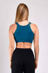 Hudson Reversible Bralette (Teal) - S