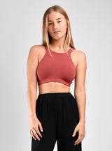 Hudson Reversible Bralette (Terra Cotta) - S