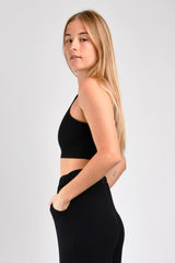 Hudson Reversible Bralette (Black) - S