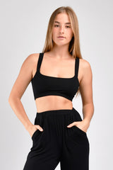 Hudson Reversible Bralette (Black) - S