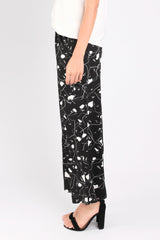Parker High-Waist Pant (B/W Jigsaw) - L