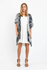 Michelle Cover-up (Navy Handkerchief) - One size