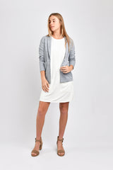 Kelly Shawl Jacket (Heather Blue) - XS
