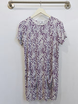 Stacey T-Shirt Dress (Wandering Lavender) - S