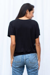 Luna Wrap Top (Black)