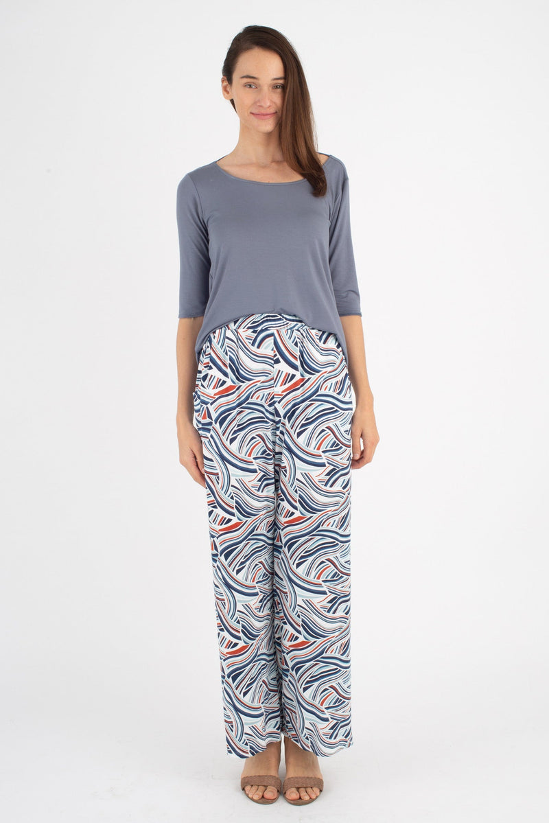 Parker High-Waist Pant (Rising Tides) - M