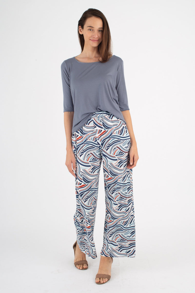 Parker High-Waist Pant (Rising Tides) - M