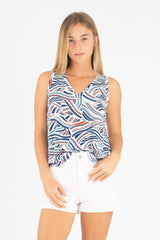 Nikki Tank Top (Rising Tides) - XS