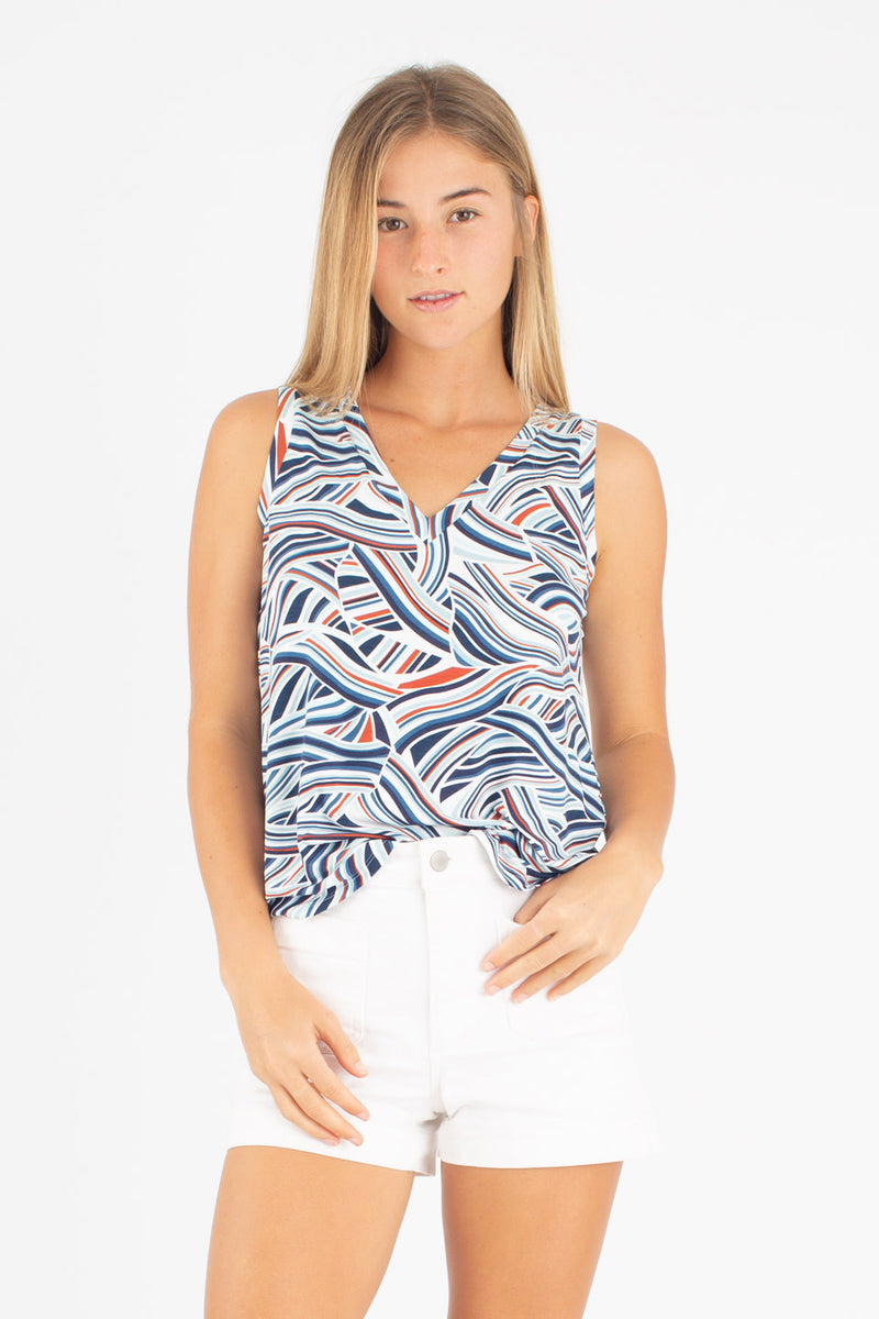 Nikki Tank Top (Rising Tides) - XS