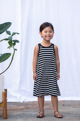 Mini Avery Dress (Black Stripe)