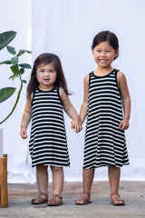 Mini Avery Dress (Black Stripe)