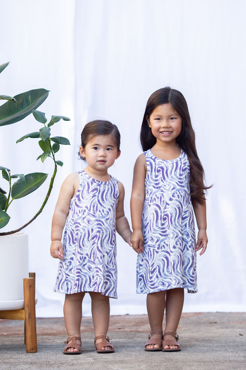 Mini Avery Dress (Wandering Lavender)