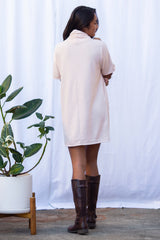 Beverly Sweater Dress (Blush)