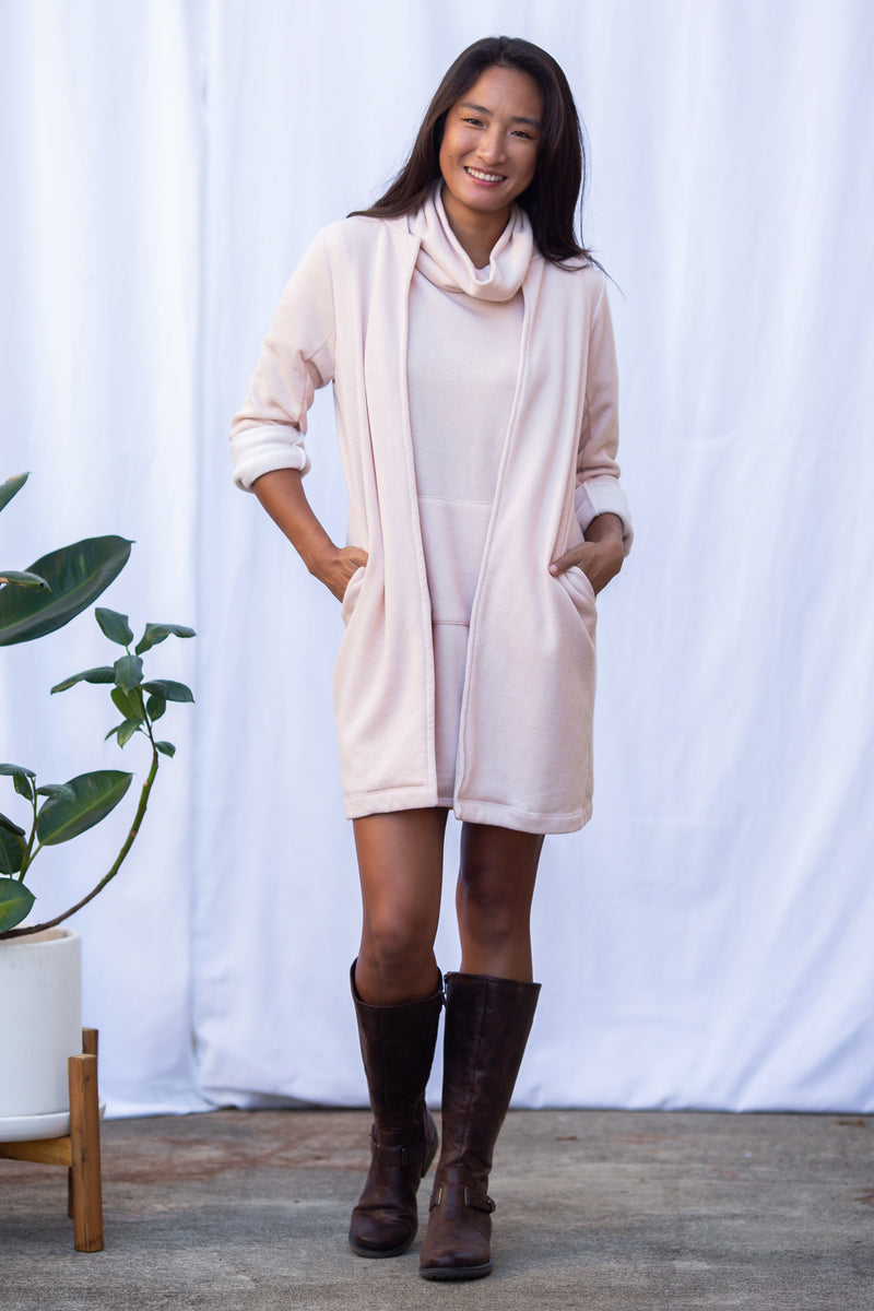 Beverly Sweater Dress (Blush)