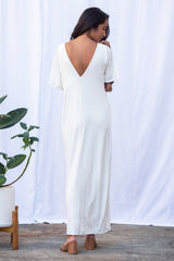 Kori Pleated Maxi (Ivory)
