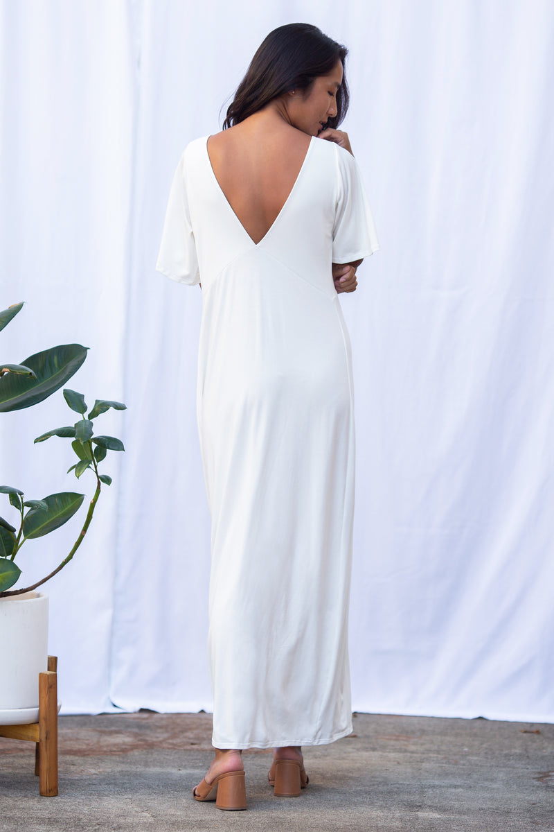 Kori Pleated Maxi (Ivory)