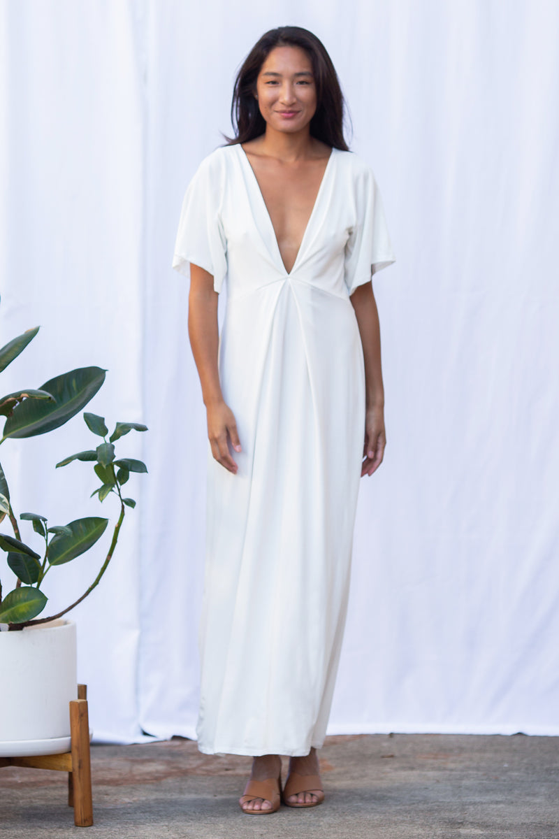Kori Pleated Maxi (Ivory)