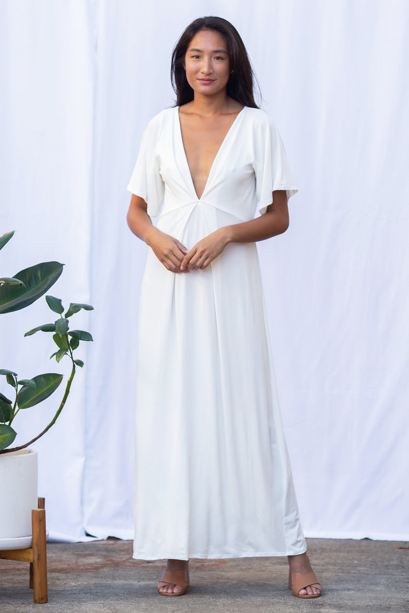 Kori Pleated Maxi (Ivory)