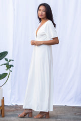 Kori Pleated Maxi (Ivory)