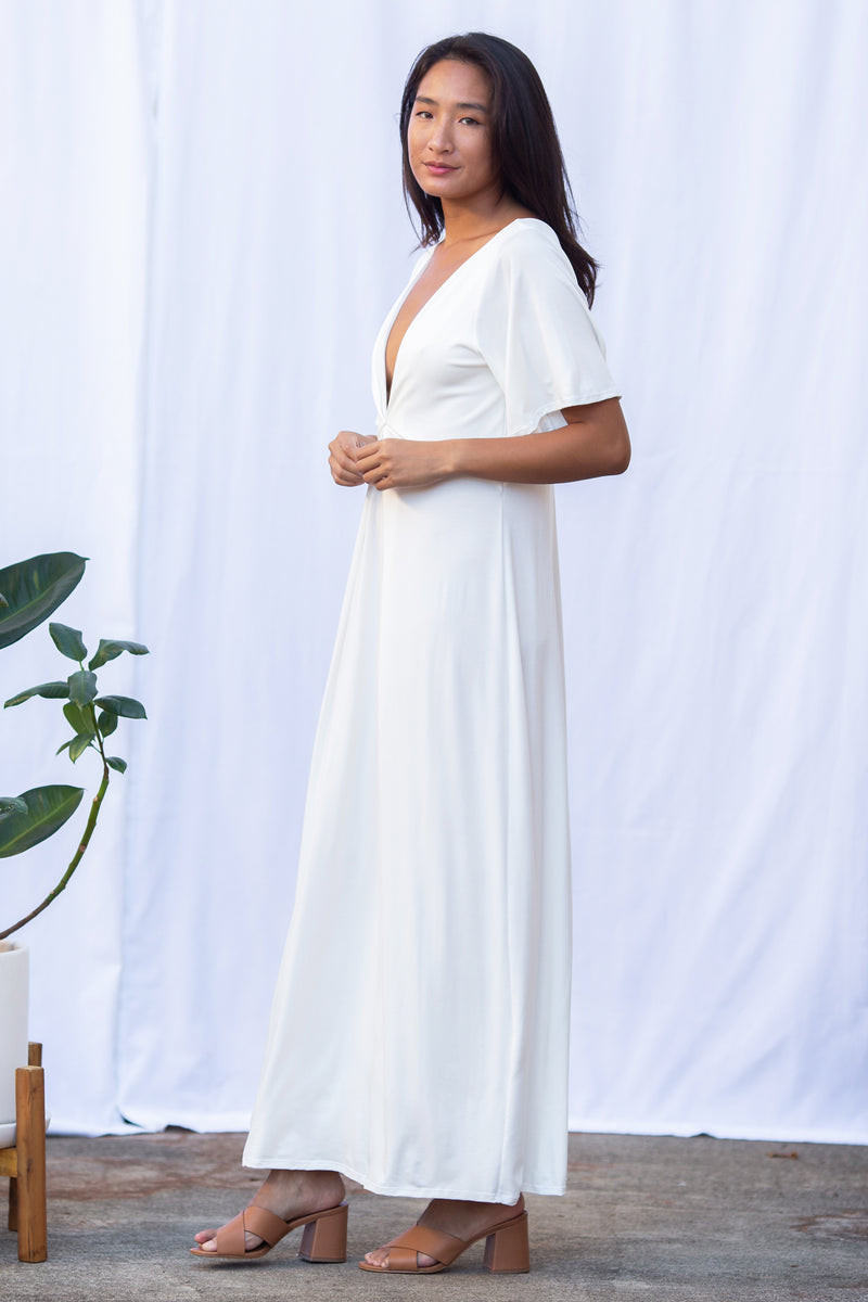 Kori Pleated Maxi (Ivory)