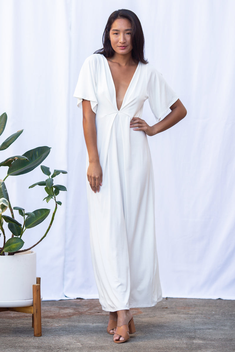 Kori Pleated Maxi (Ivory)
