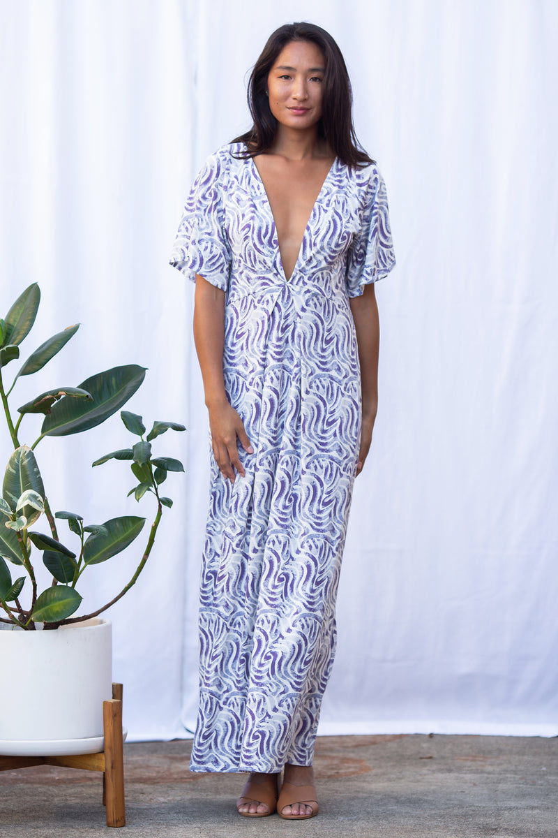 Kori Pleated Maxi (Wandering Lavender)