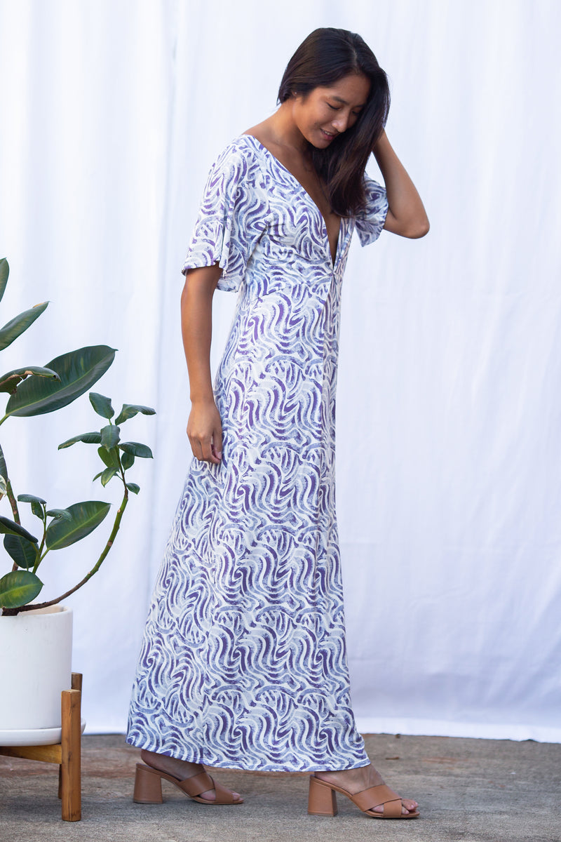 Kori Pleated Maxi (Wandering Lavender)