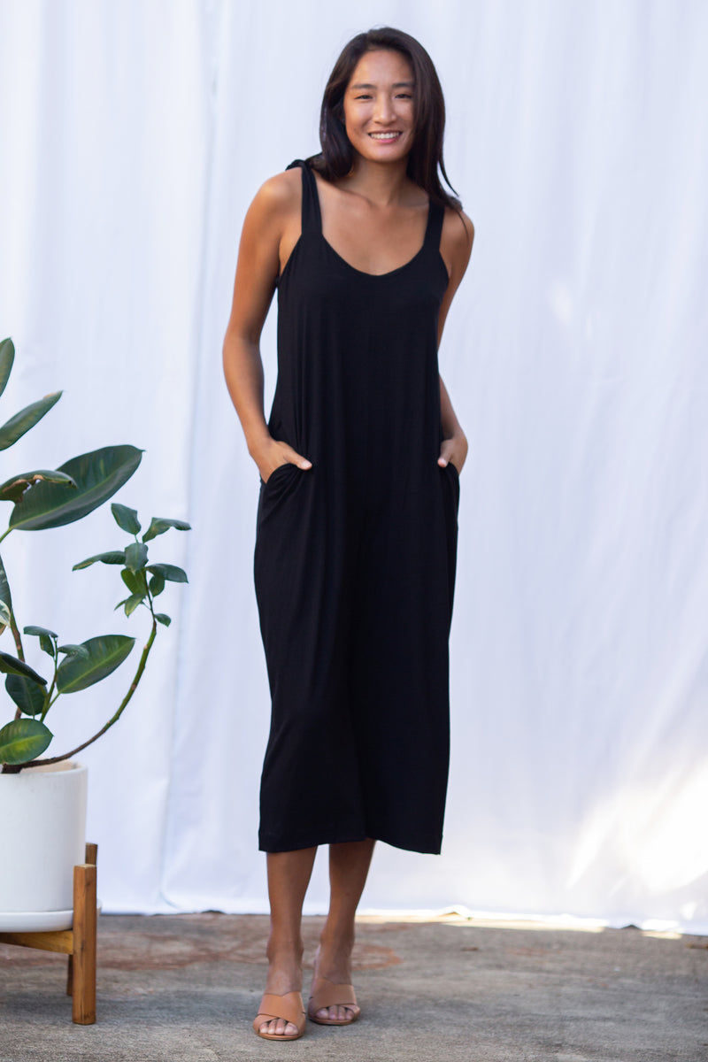 Paisley Jumpsuit (Black)