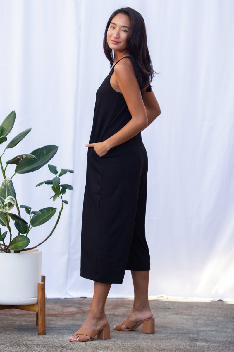 Paisley Jumpsuit (Black)