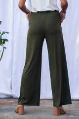 Parker High-Waist Pant (Olive)