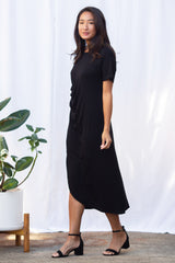 Ricky Asymmetrical Dress (Black)