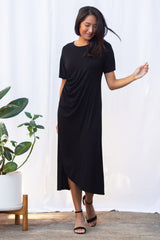 Ricky Asymmetrical Dress (Black)