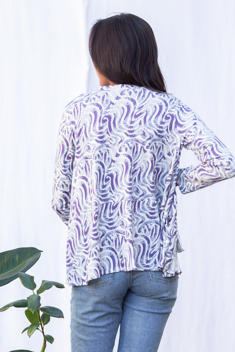 Sandy Cardigan (Wandering Lavender)