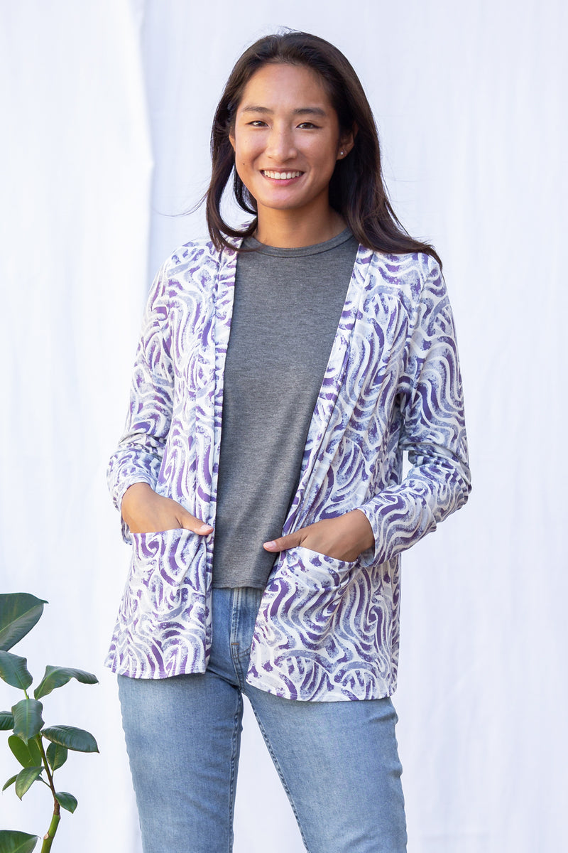 Sandy Cardigan (Wandering Lavender)