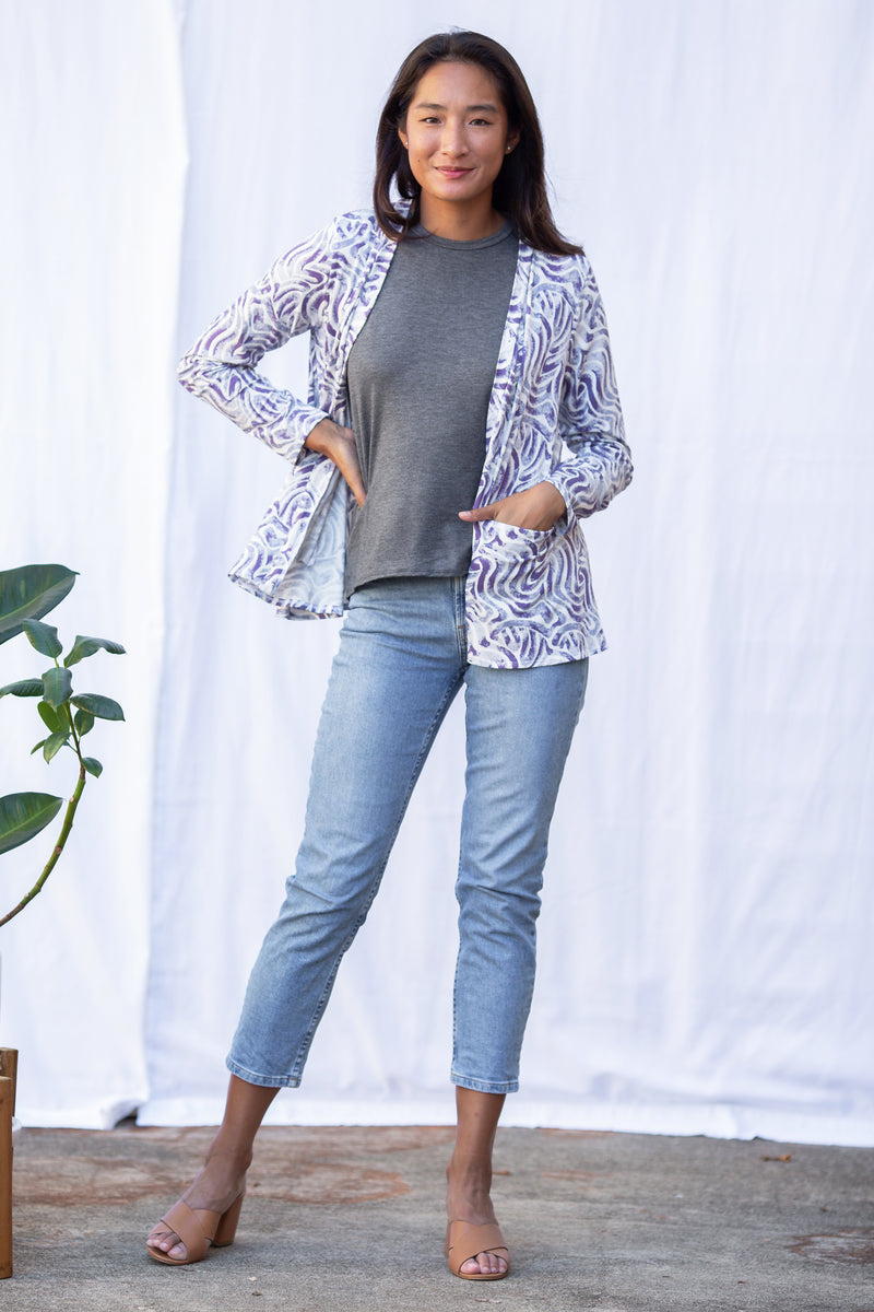 Sandy Cardigan (Wandering Lavender)