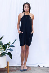 Audrey Slip Dress (Black)